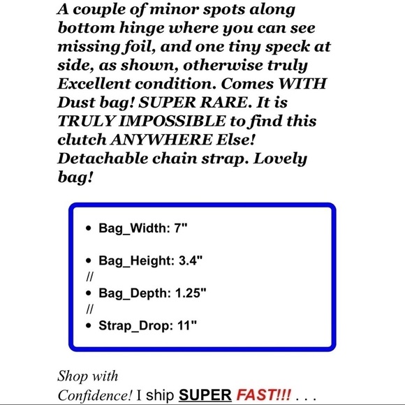 Milly Silver Foiled Hard Clutch Formal Small Chain Shoulder Bag Metallic - Picture 2 of 13